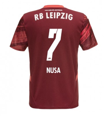 RB Leipzig Antonio Nusa #7 Replika Udebanetrøje 2024-25 Kortærmet